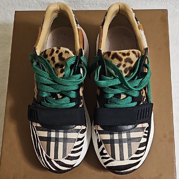 Burberry Animal Print Sneakers - Picture 1 of 6